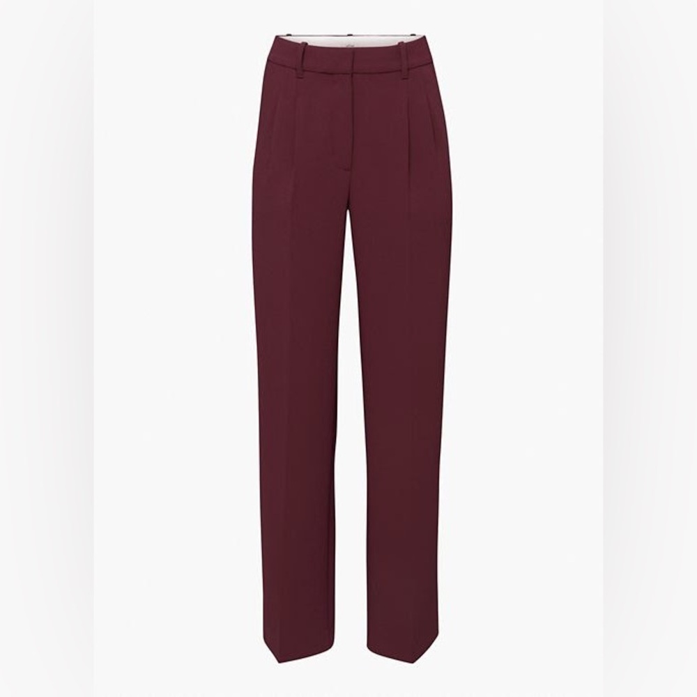 Aritzia Wilfred THE EFFORTLESS PANT - Spiced burgundy - Size 4 regular SOLD OUT